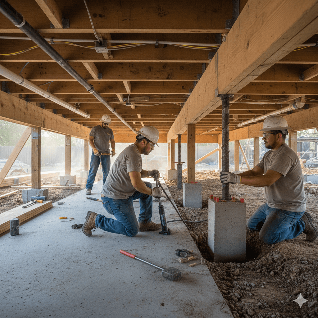 Foundation Repair & Pier Shimming